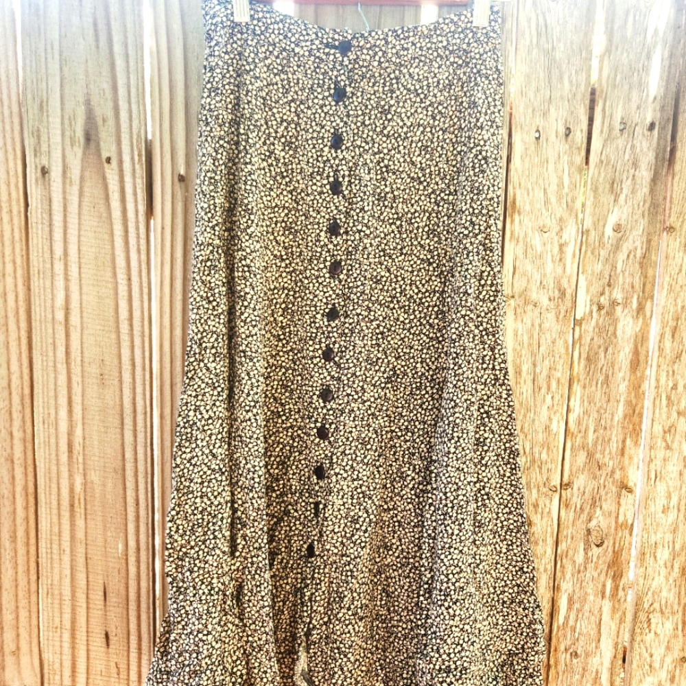 Vintage Express Y2k Flowered Skirt